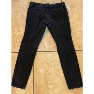 Black low rise Hollister jeans